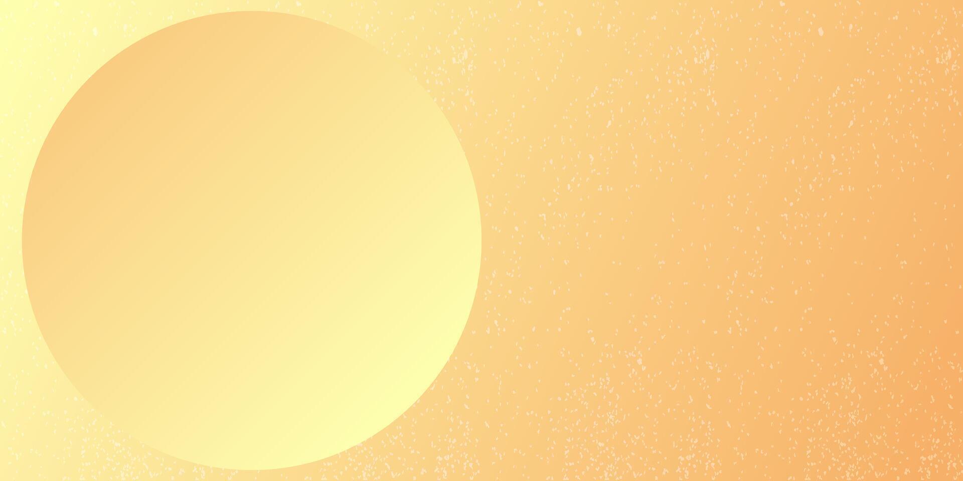 Premium Peach pastel gradient background with noise texture and palm leaves element vector