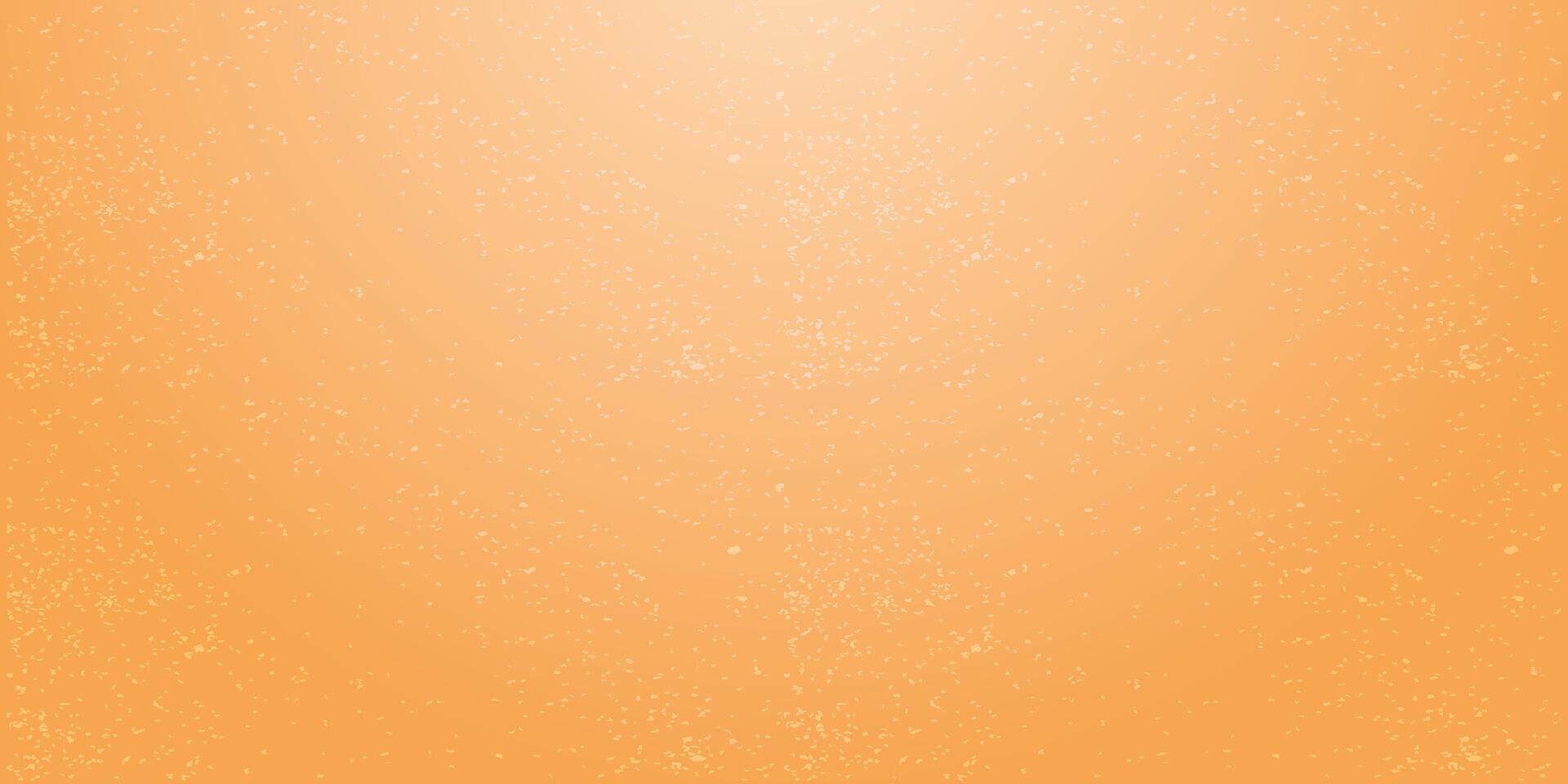 Peach pastel gradient background with noise texture and palm leaves element vector