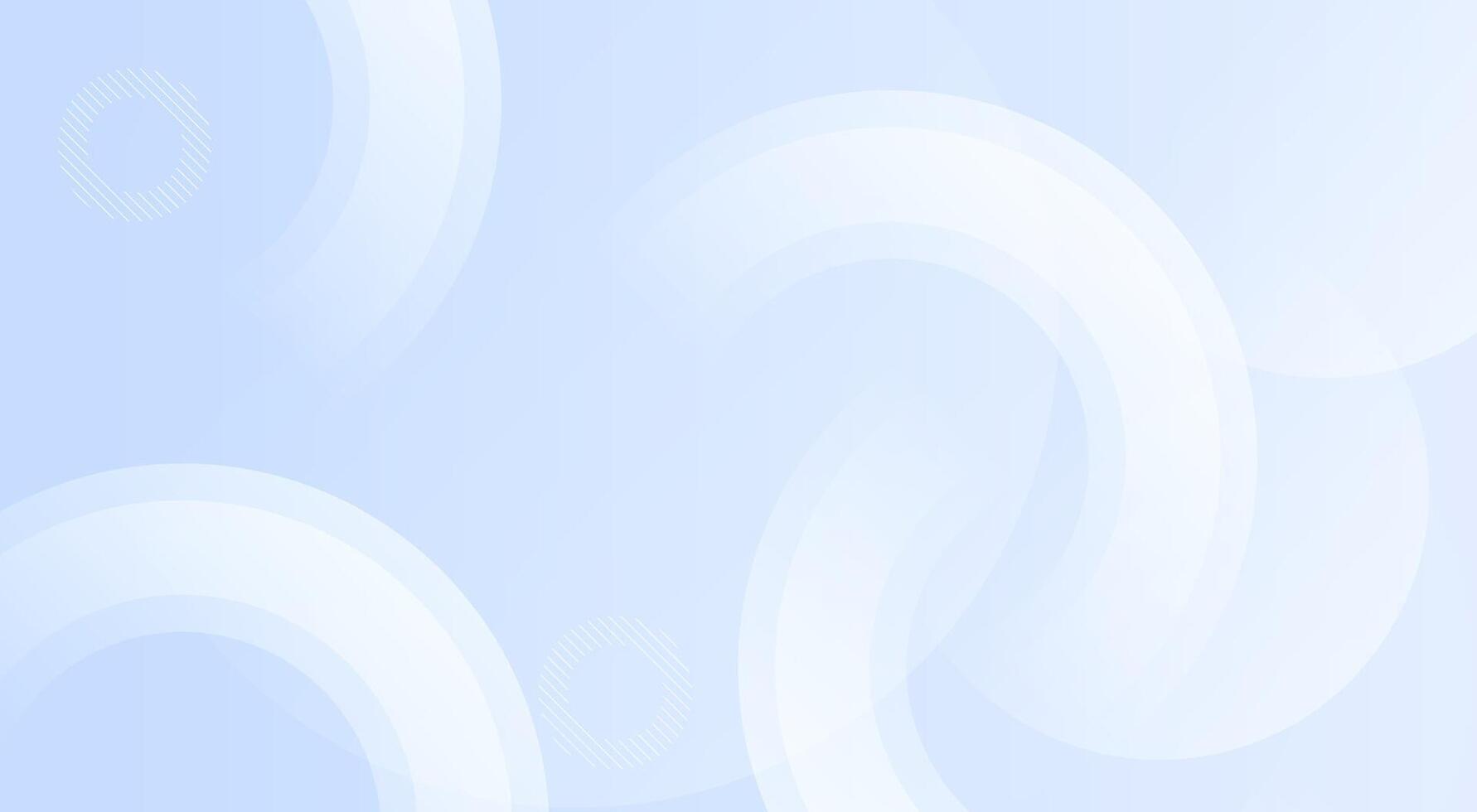 Abstract background with blue and white swirl waves and smooth gradients. vector