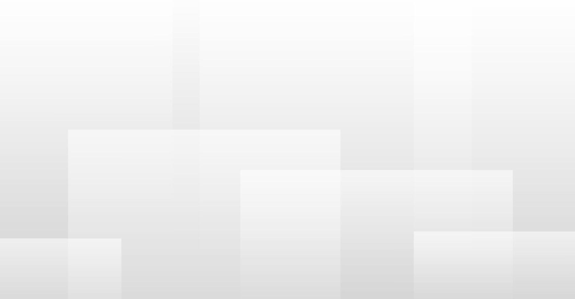 Abstract background with white minimal blocks and soft floating rectangles. vector