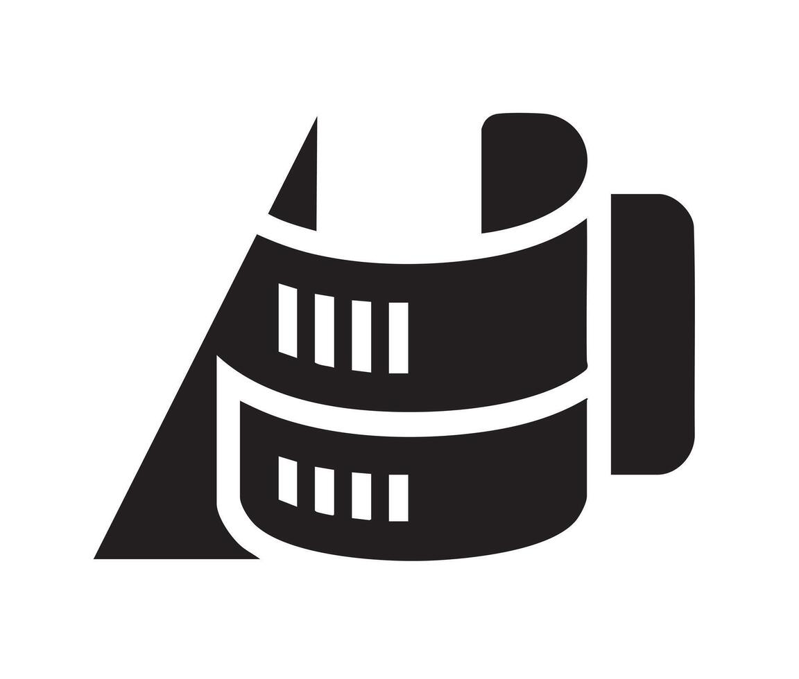 Smooth Minimal Futuristic Abstract Digital Techline Logo Creation vector