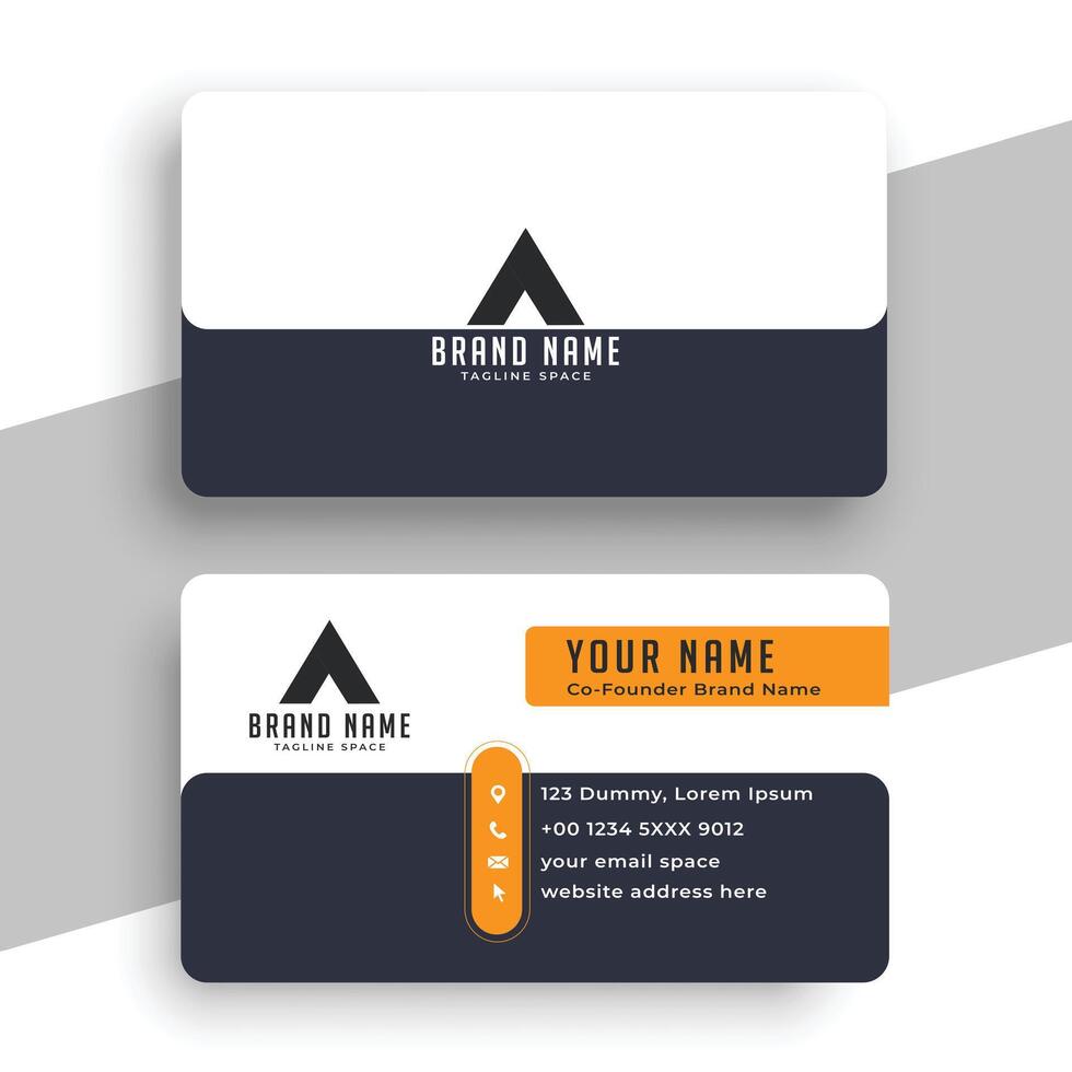 Geometric Pattern Business Card vector