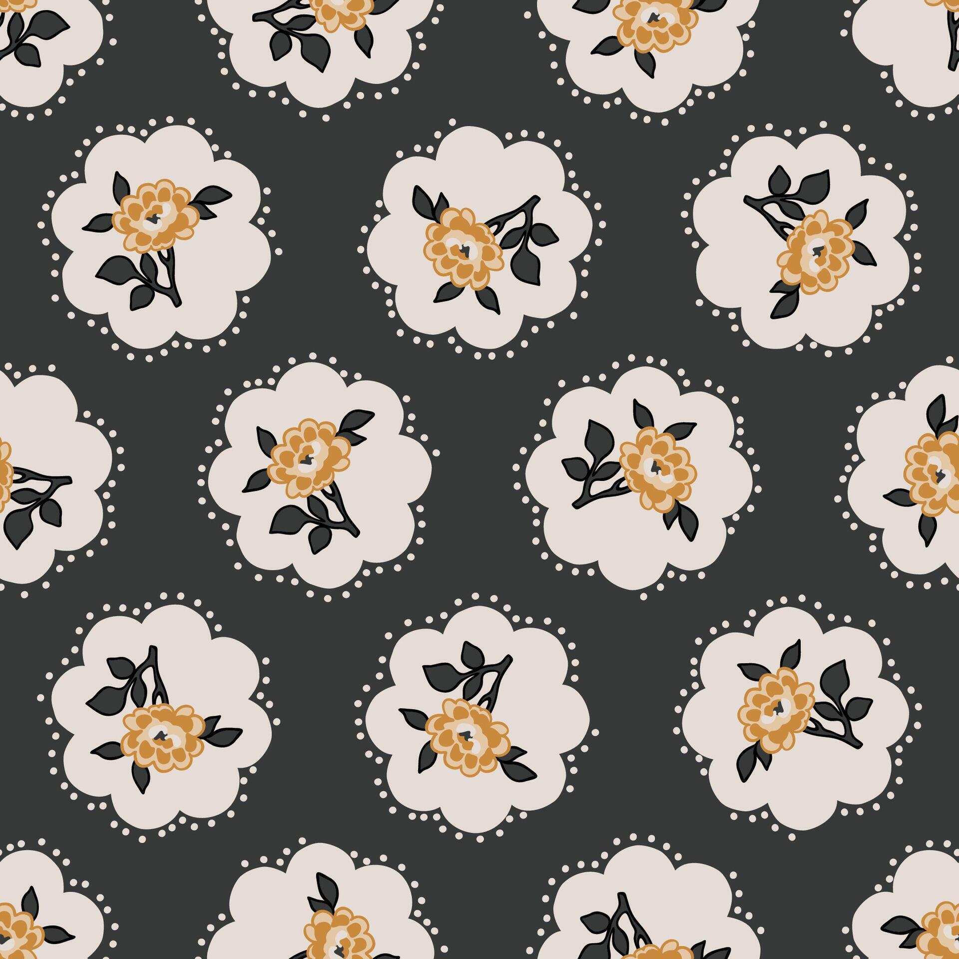 Pattern with rose patchwork flowers design. 74175713 Vector Art at Vecteezy