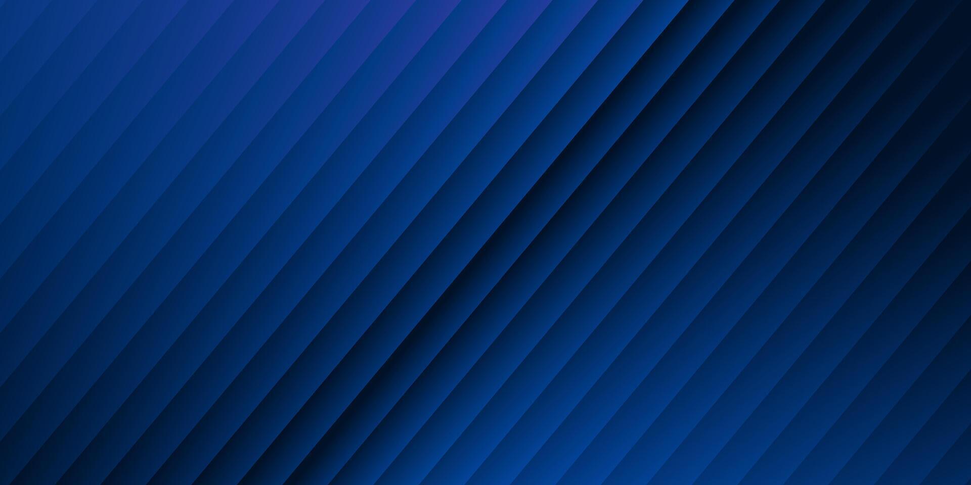 Gradient striped dark blue design background. Suitable for poster, website header and banner vector