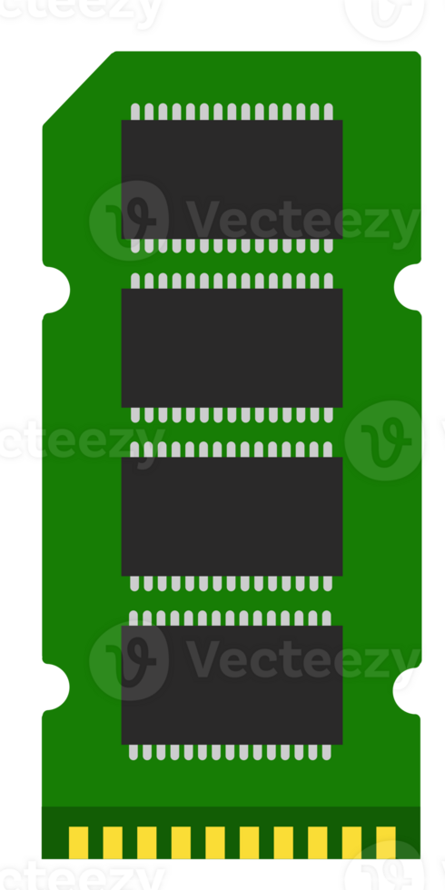 montone memoria modulo computer componente hardware tecnologia patata fritta png
