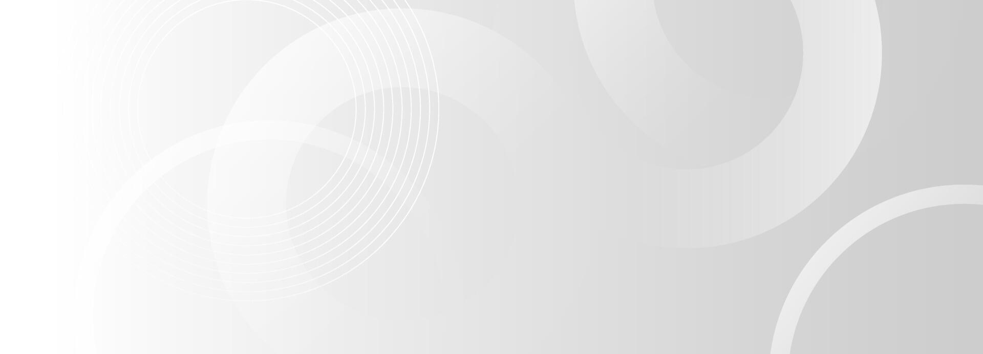 Abstract gray background with circular patterns vector