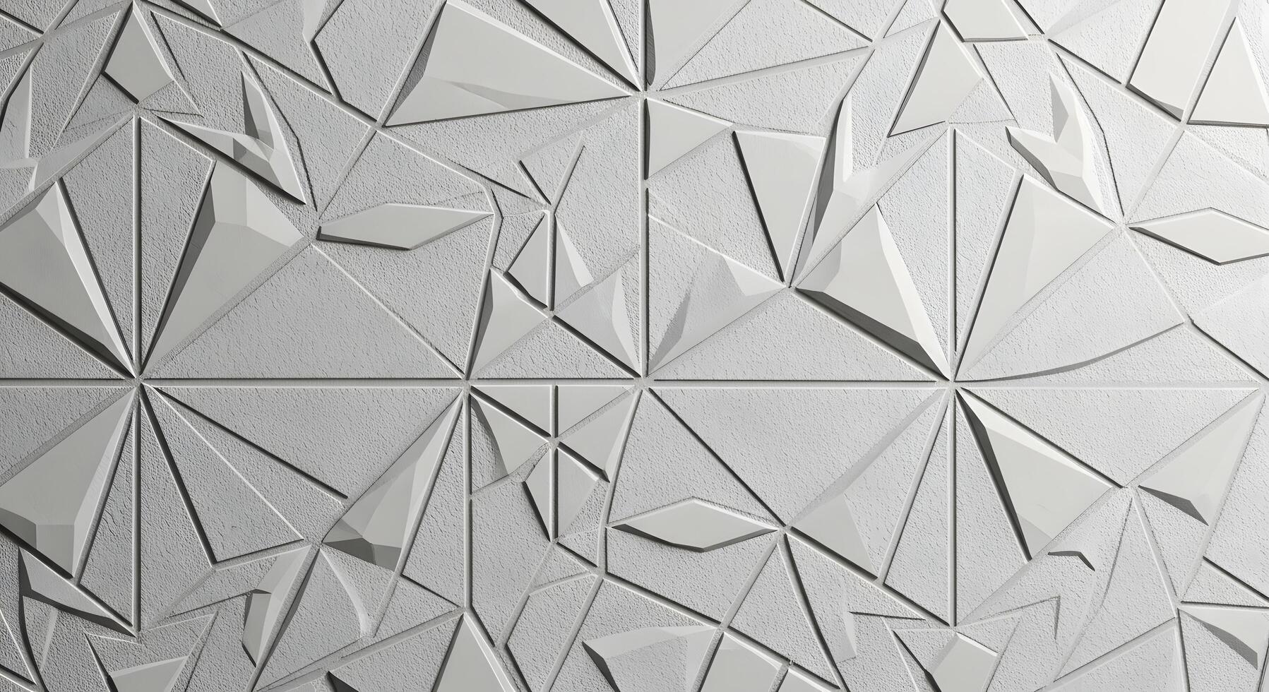 Abstract Geometric Pattern in Shades of White Textured Background for Design Projects photo