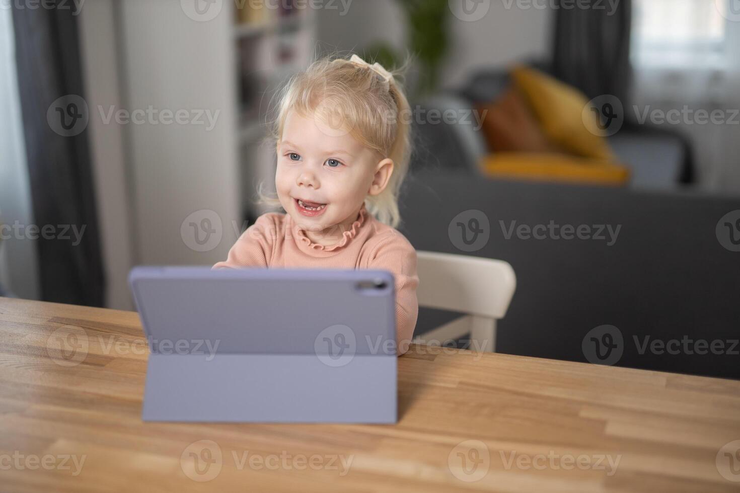 Cochlear implant system. Installation cochlear implant on child ear for restores hearing. Kid hears after hear return to normal copy space and empty space for text photo