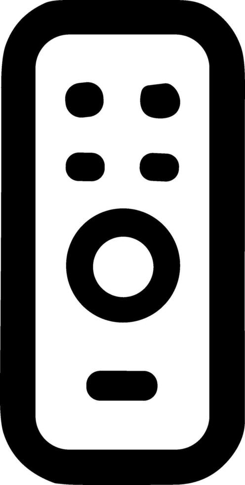 Outline Simple Remote Control Device Symbol Technology Electronic Communication vector