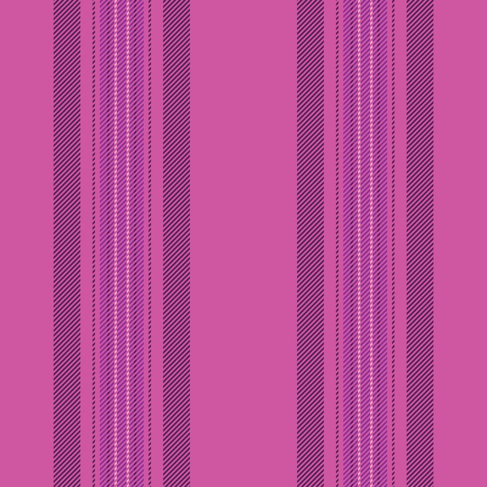 Striking striped pattern with vertical lines in varying widths and hues of pink and purple. Ideal for backgrounds, textiles, or creative projects. vector