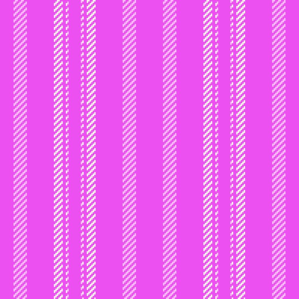 Iack seamless background pattern, detailed stripe vertical. Direct textile texture fabric lines in purple and light colors. vector