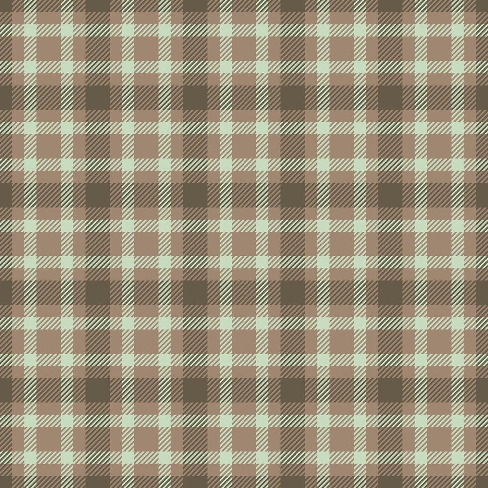 Classic plaid pattern in brown sage. Versatile texture for backgrounds, textiles, graphic design. Ideal for adding a cozy, traditional, or rustic feel. vector