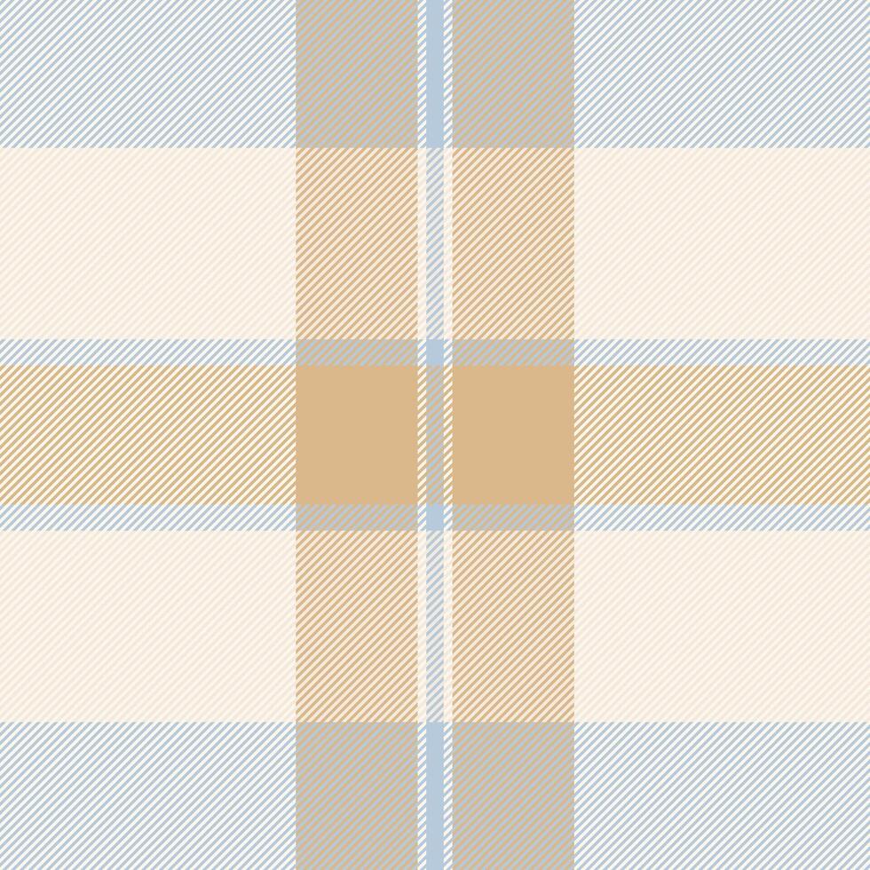Classic plaid pattern in soft, neutral tones. A versatile background for design projects, textiles, branding, or elegant visual presentations. Seamless and stylish. vector
