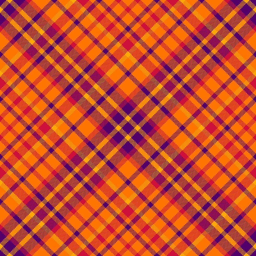Warm, vivid plaid pattern. Perfect for fall textiles, backgrounds, or adding a touch of rustic charm. Versatile for print or digital designs. Cozy stylish. vector