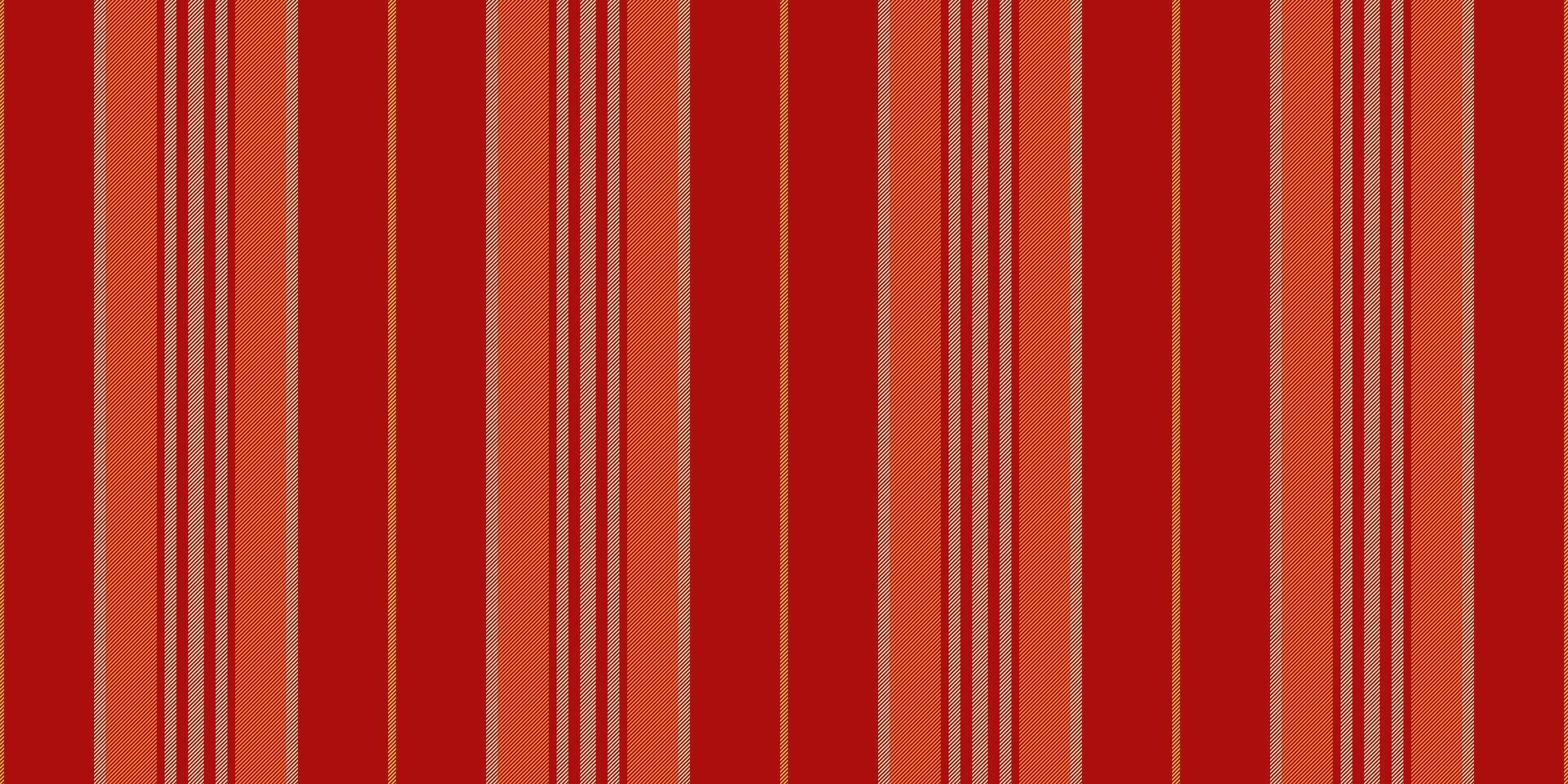 Warm, textured, vertical stripes pattern in red and orange tones. Ideal for backdrops, textiles, or adding a retro, festive touch to your designs. vector
