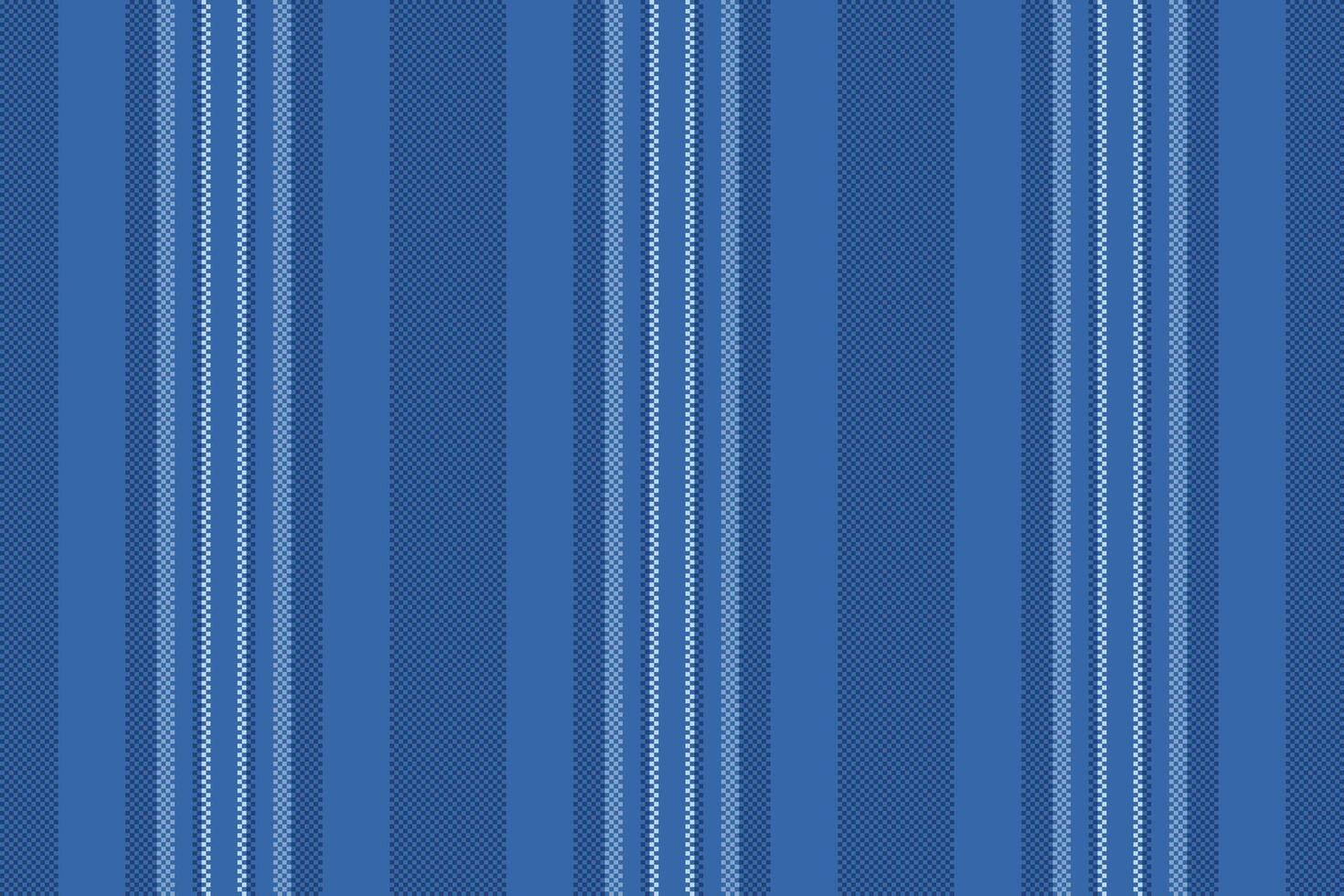 Blue striped fabric texture. Vertical lines pattern for textile design, backgrounds, or upholstery. Classic, versatile, and suitable for various projects. vector