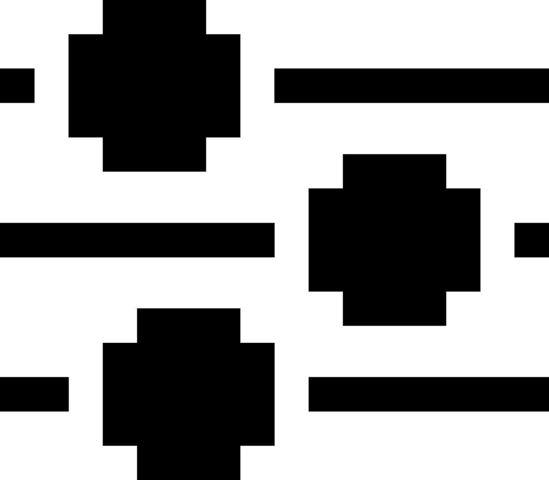 pixelated Simple illustration of a setting vector