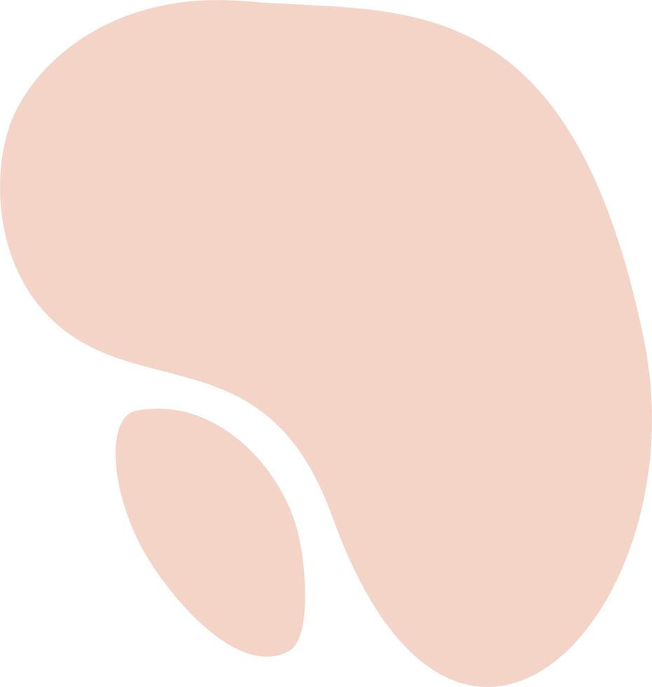 Abstract organic shapes in soft pastel pink, featuring fluid, smooth curves for modern graphic design and minimalist backgrounds. Contemporary blob forms ideal for creative projects and digital art vector
