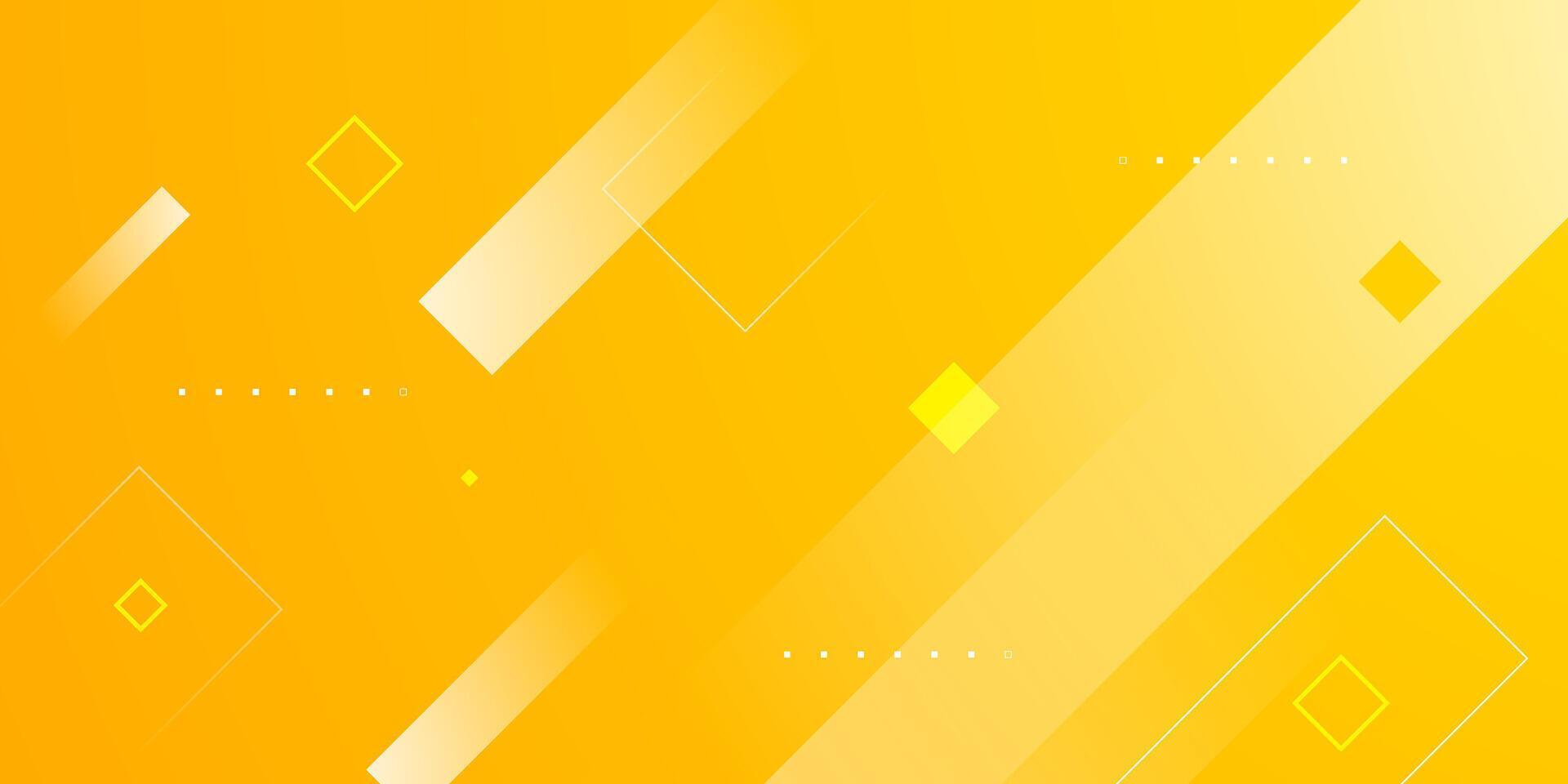 Abstract yellow banner background with simple stripe lines pattern element concept design. Cool and trendy background style. vector