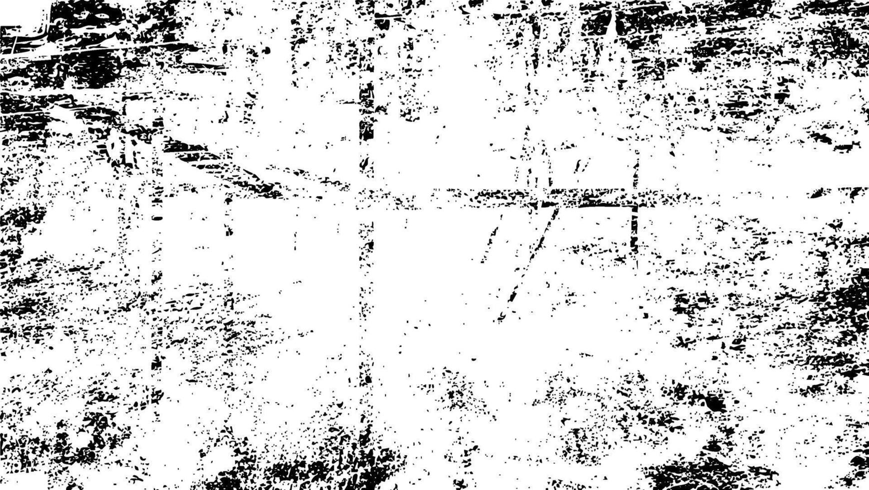 Abstract black and white grunge texture background with distressed overlay and rough surface vector