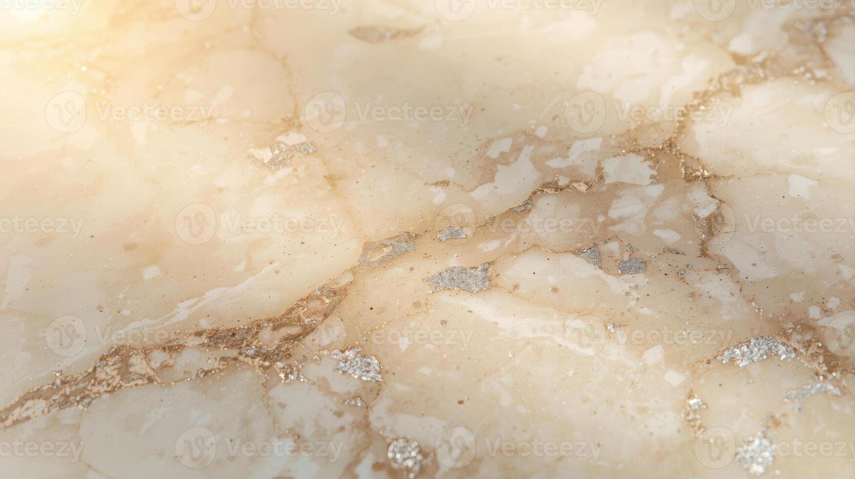 Beige marble texture with intricate veining and natural stone pattern creates an elegant and sophisticated background surface in close-up detail. photo