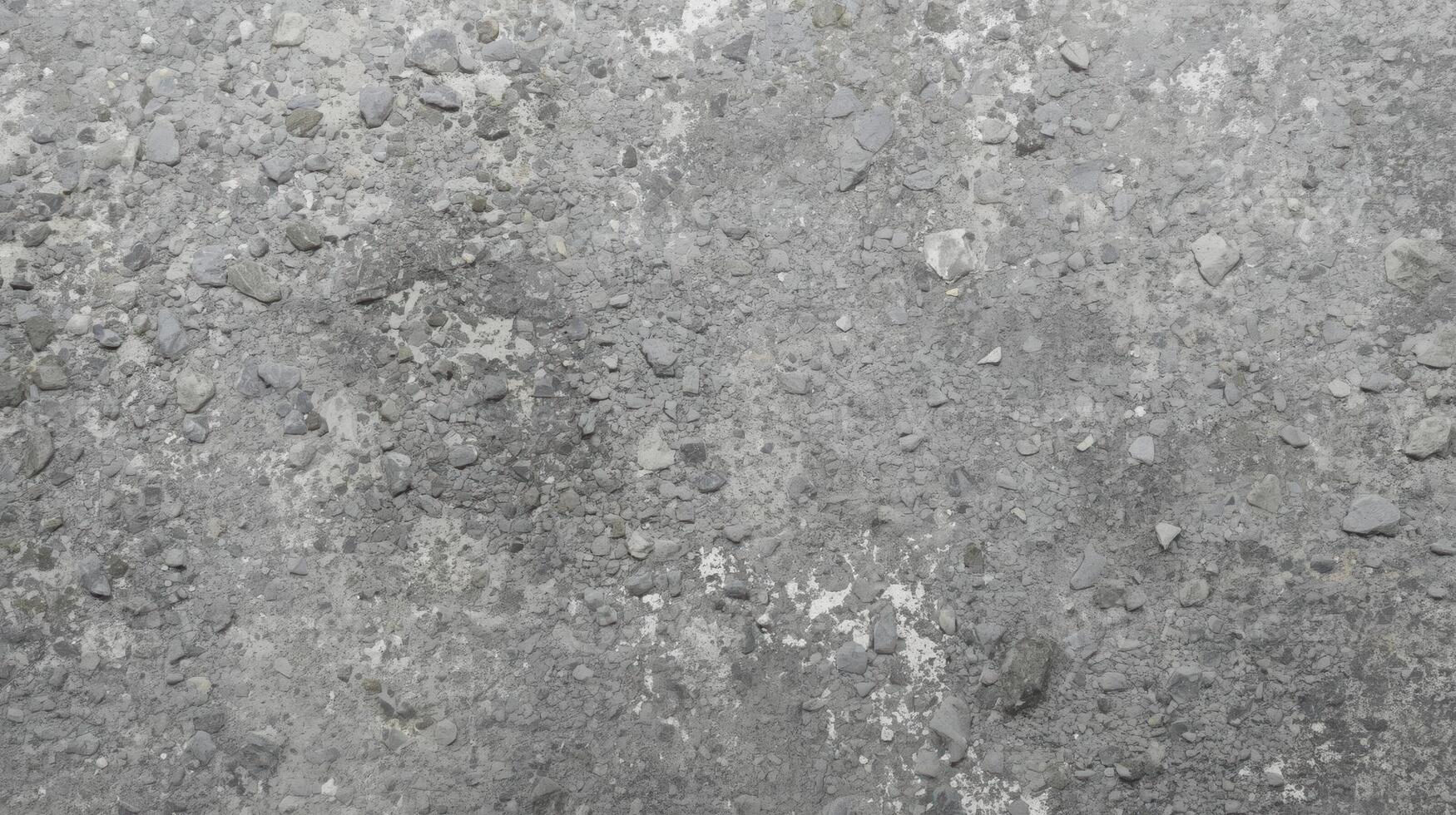 Weathered concrete surface displays a rugged texture with embedded pebbles, creating a versatile backdrop for industrial design applications. photo