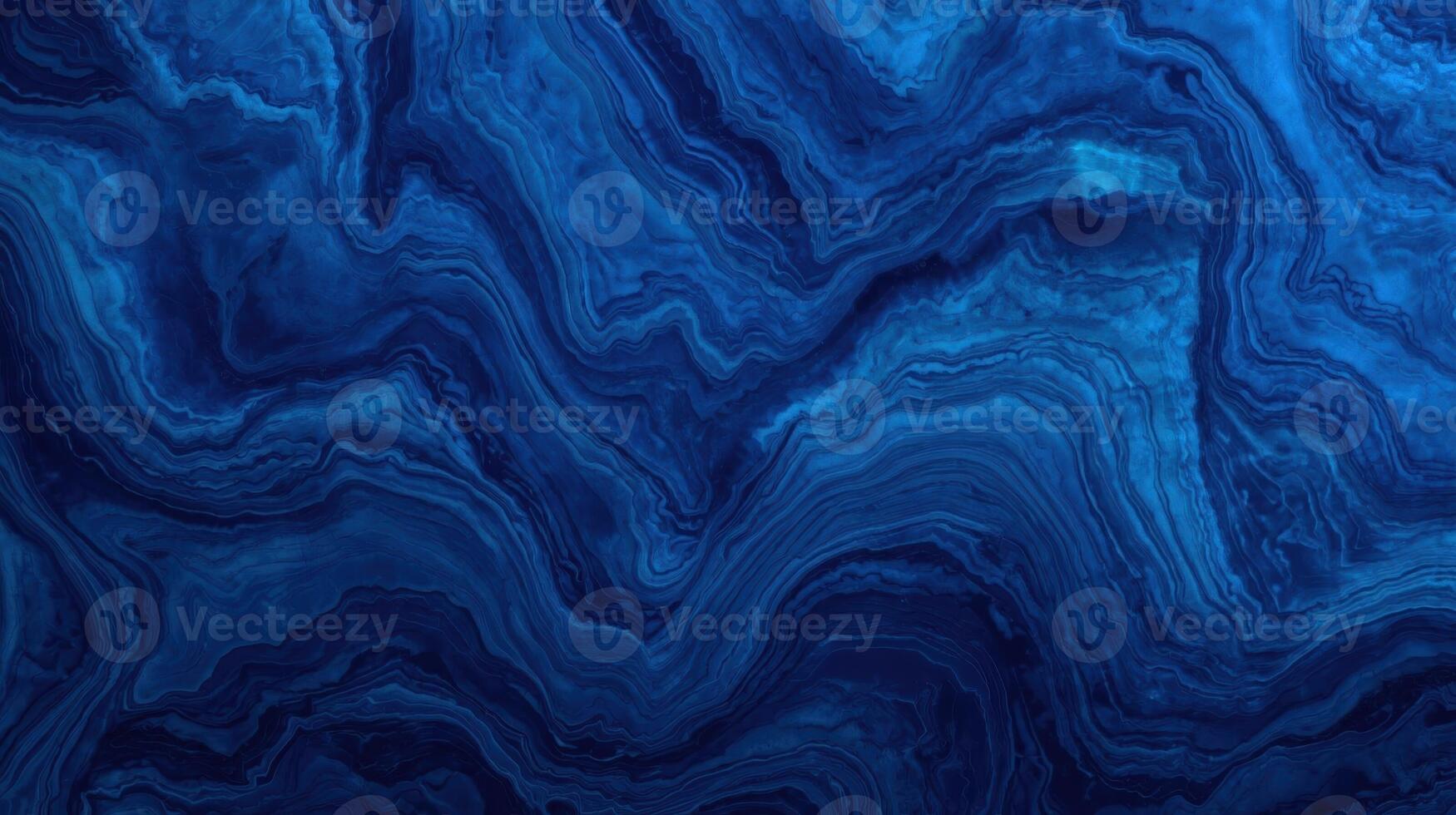 An abstract and intricate deep blue marble pattern features dynamic wavy lines creating a mesmerizing and elegant visual texture design. photo
