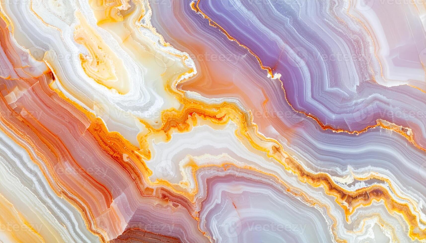 Abstract artistic background showing swirls of orange white and purple creating dynamic and elegant decorative stone pattern effect design texture photo