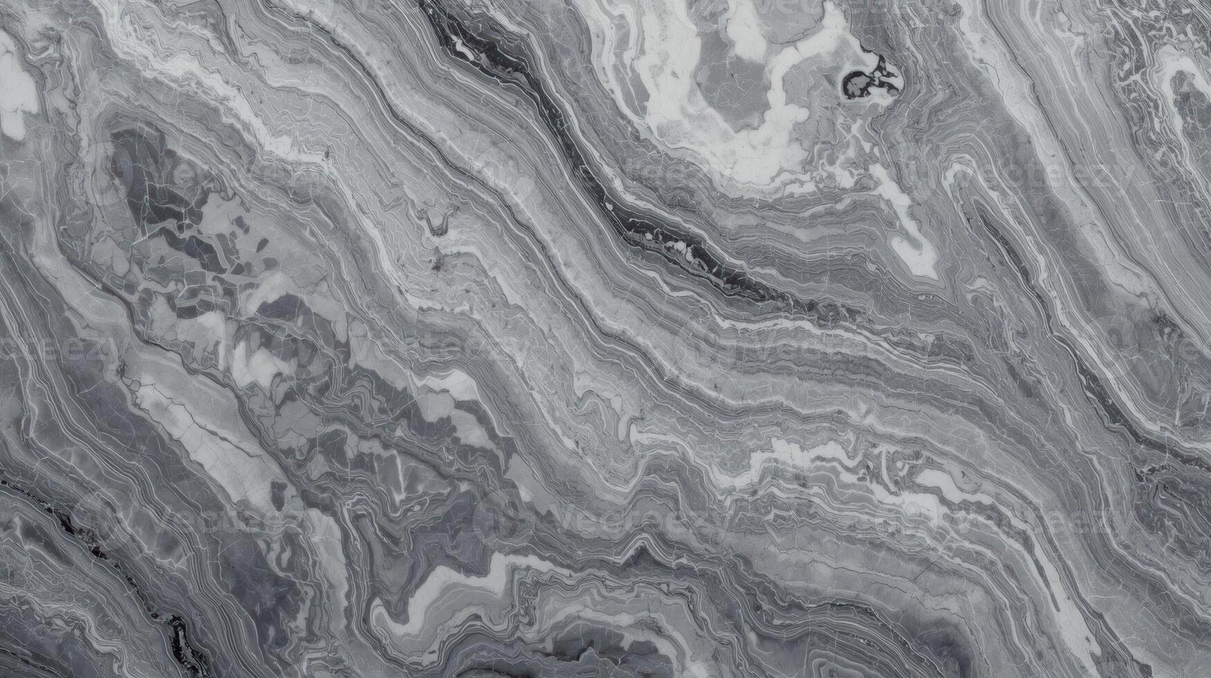Abstract gray marble texture background with flowing patterns and natural stone veins creating an elegant and organic design, beautifully rendered. photo