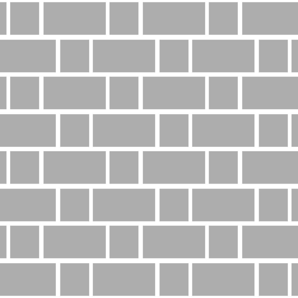 Pattern Seamless Brick Rectangular Running Bond vector
