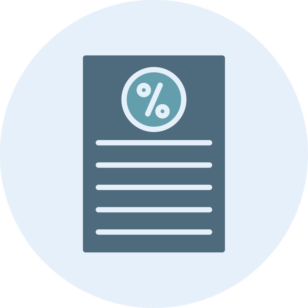 Percentage Color Block Badge Design vector