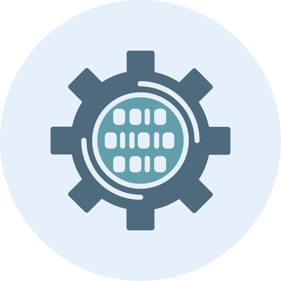 binario código digital aplicación concepto gráfico vector