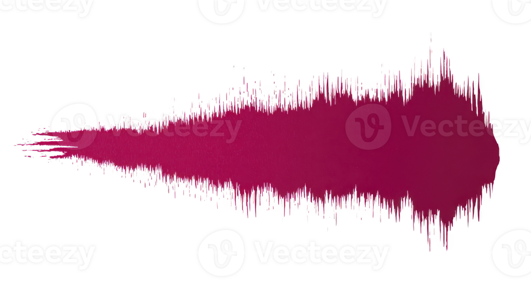 Magenta paint splash with dynamic, energetic texture and jagged edges, isolated on transparent background, ideal for creative design, abstract art, or modern graphic projects png