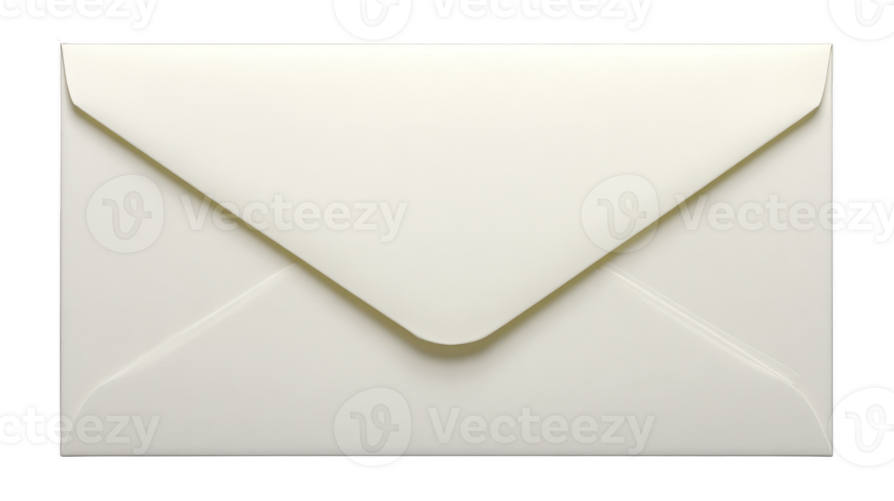 White envelope paper closed isolated blank rectangular mail correspondence invitation message communication clean simple stationery document formal empty background classic elegant smooth texture png