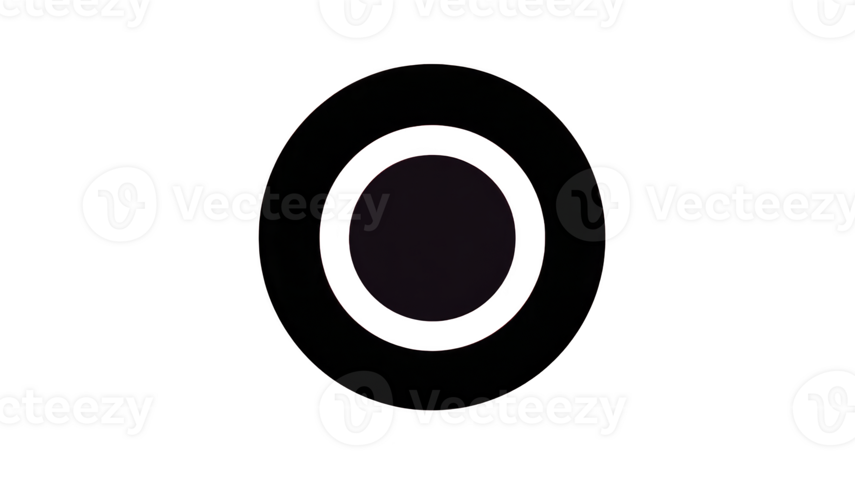 Black circle icon, simple round shape, minimalistic design, geometric symbol, isolated on transparency background, modern abstract element, can be used for button or logo png