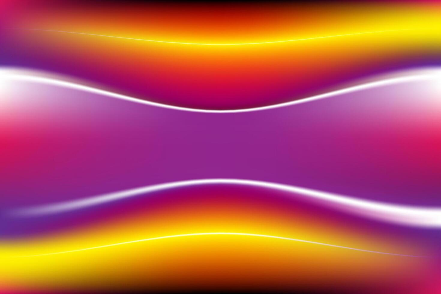 Vertical Abstract Gradient Background with Symmetrical Curves and White Glow Lines vector