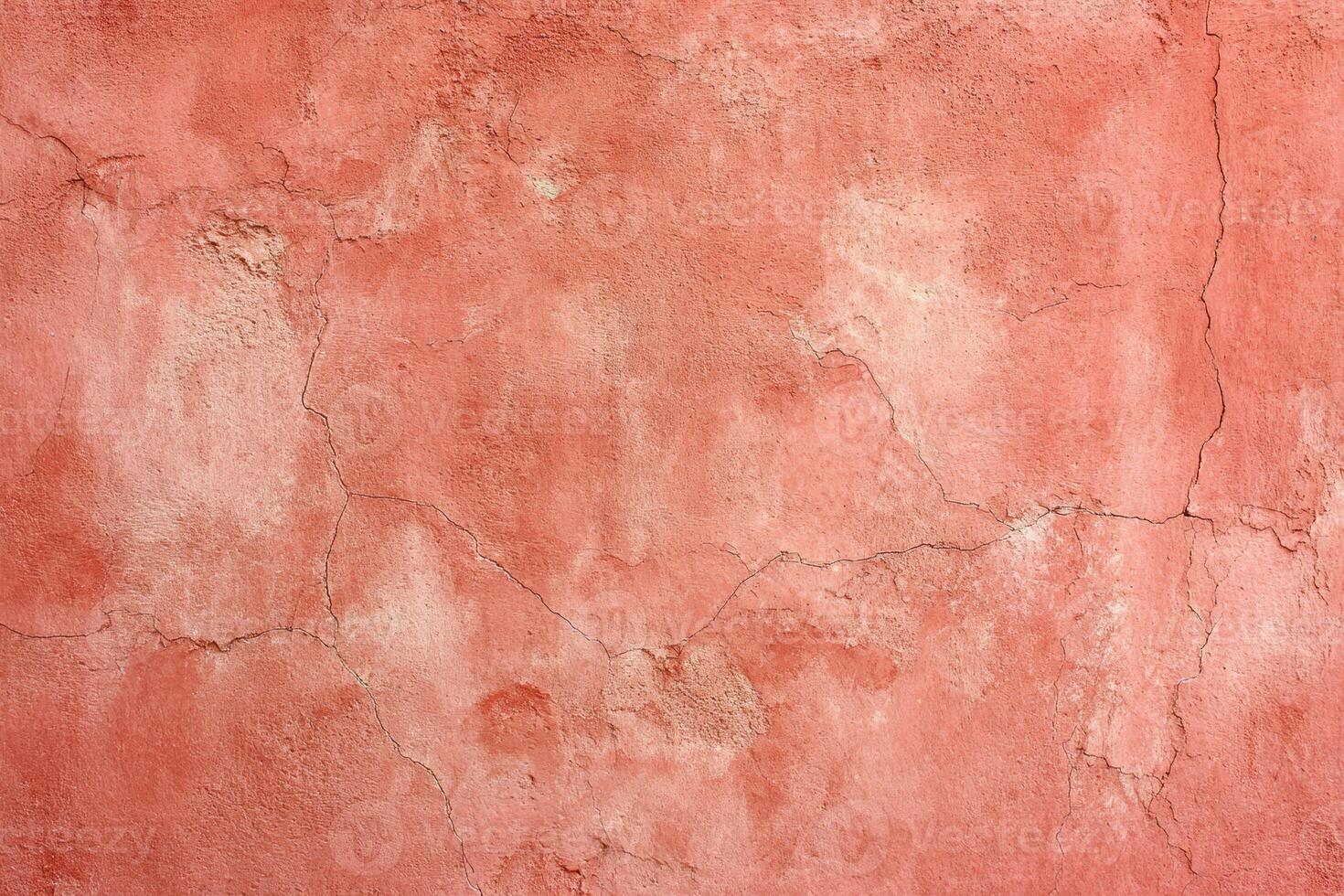 Textured pink wall with cracks in a rustic setting photo