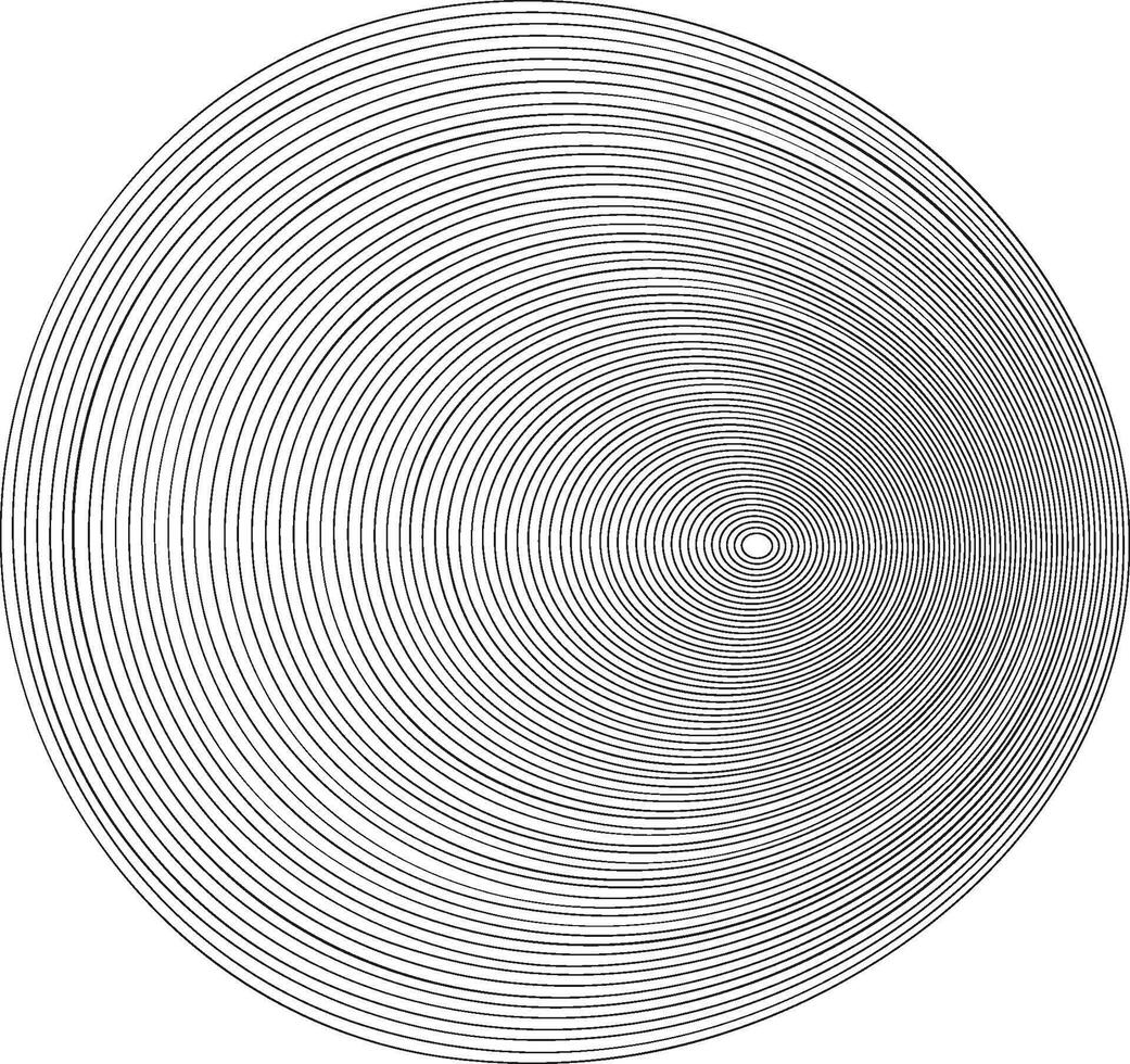 A circular design with layers that expand outward, creating a sense of growth and movement. vector