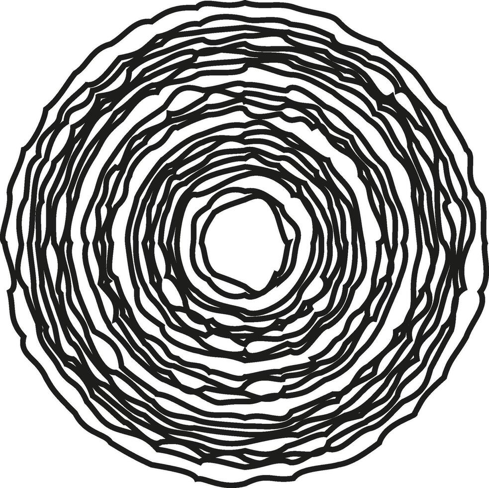 A design with multiple nested circular rings, each ring slightly smaller than the last, creating a layered effect. vector