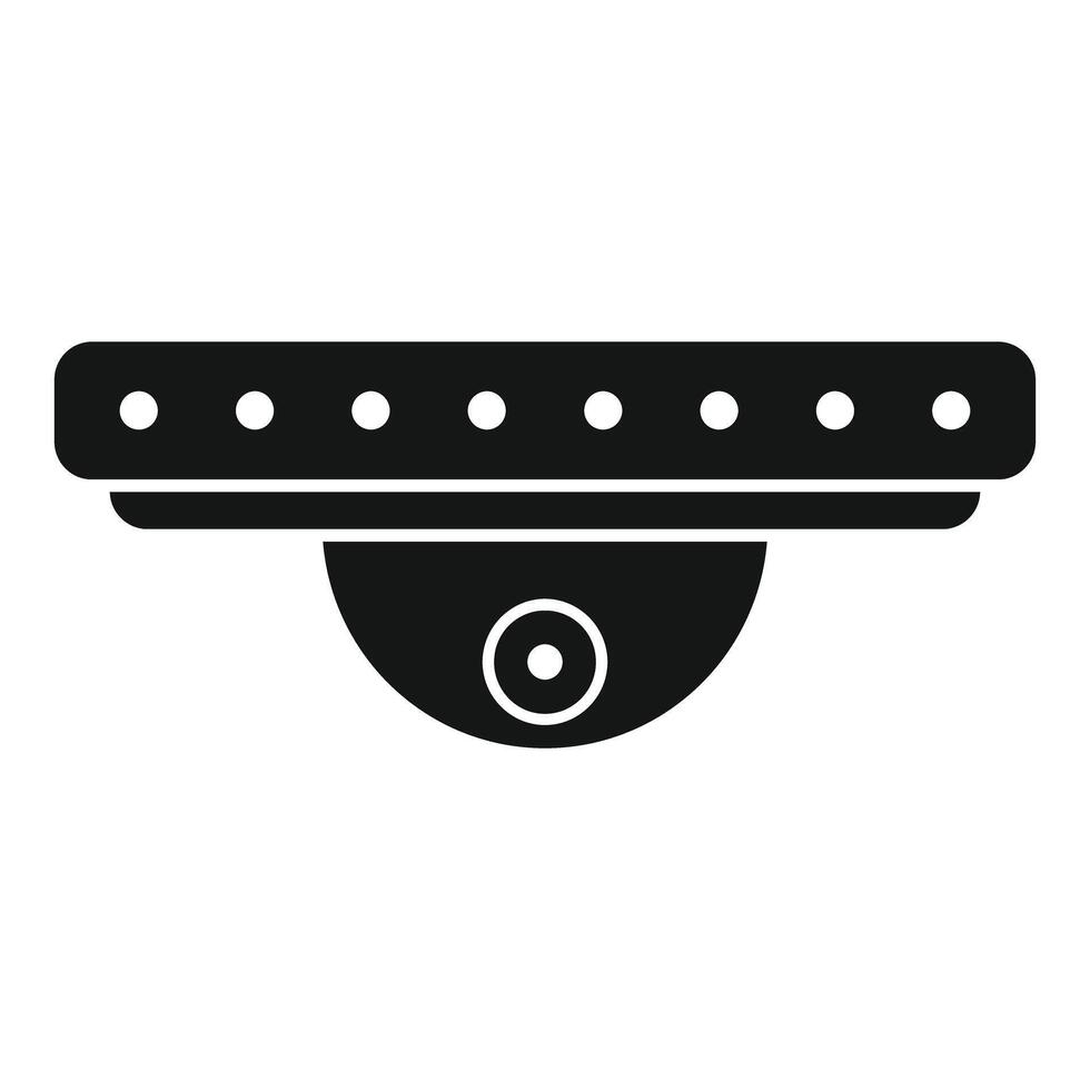 Security camera monitoring surveillance system icon design vector