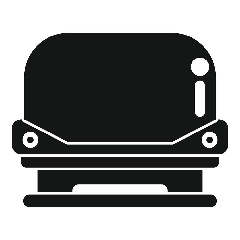 Office hole puncher tool creating holes in paper vector