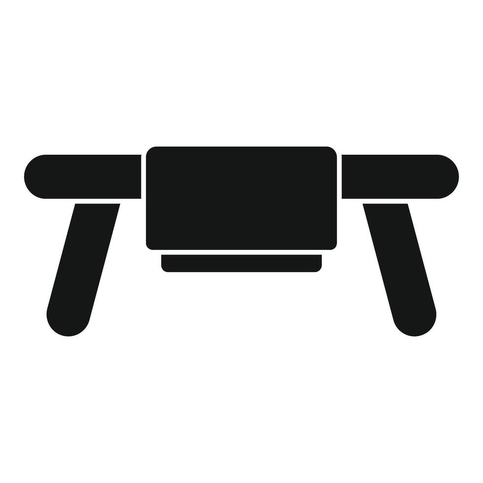 Drone quadcopter silhouette icon hovering with camera vector