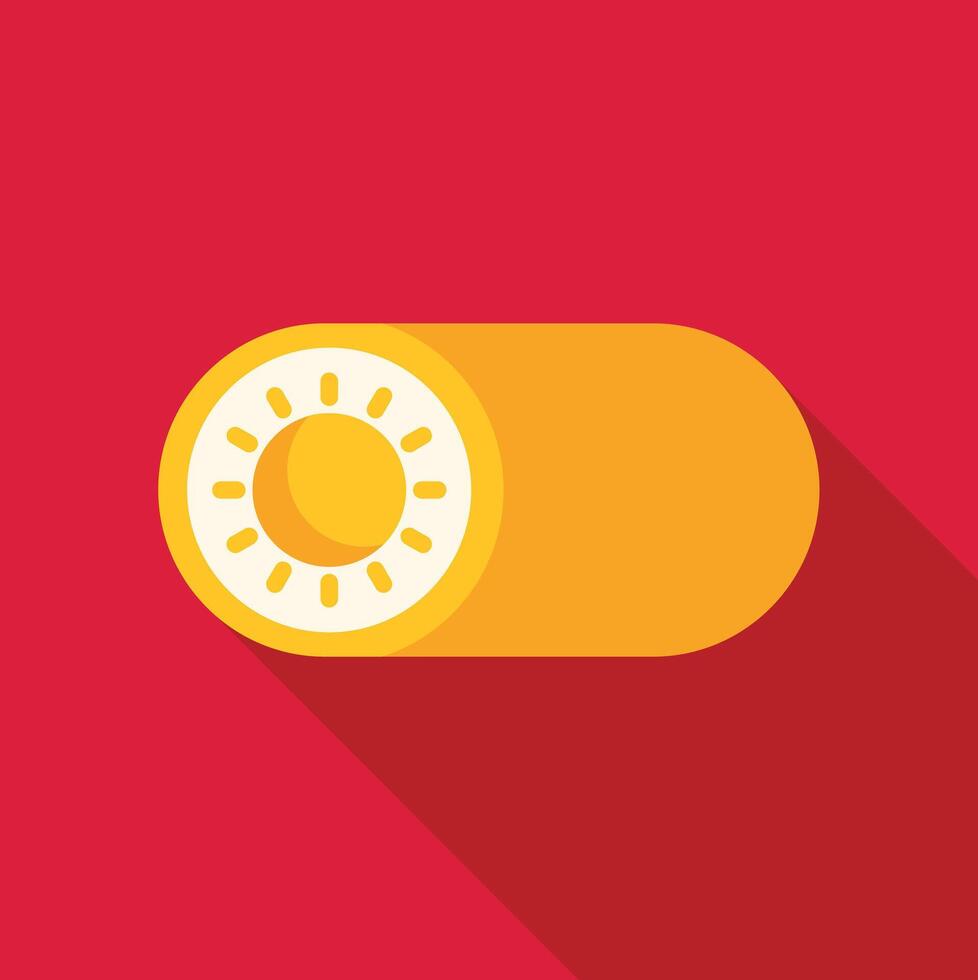 Day mode theme toggle switch user interface vector