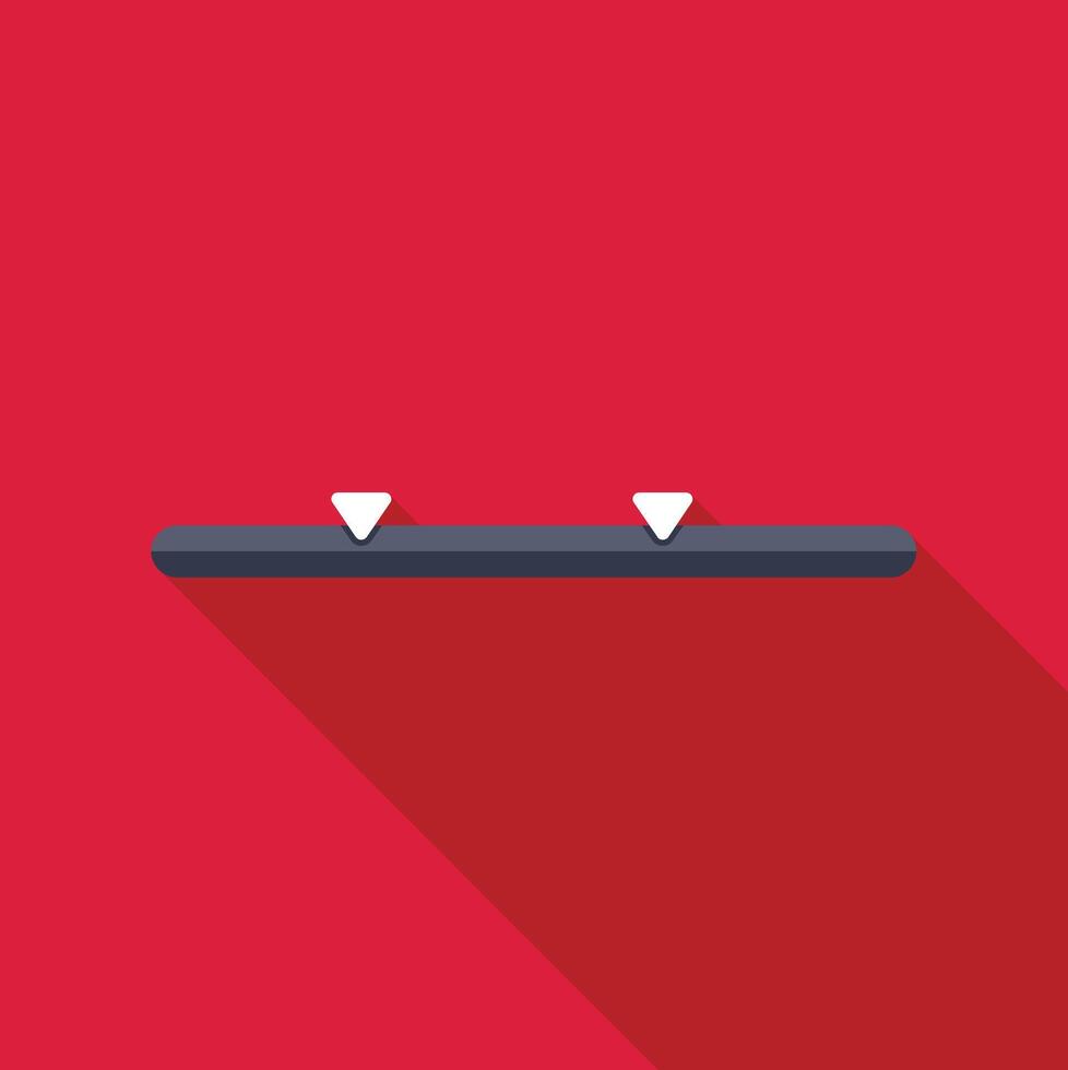 User interface slider control line range bar vector