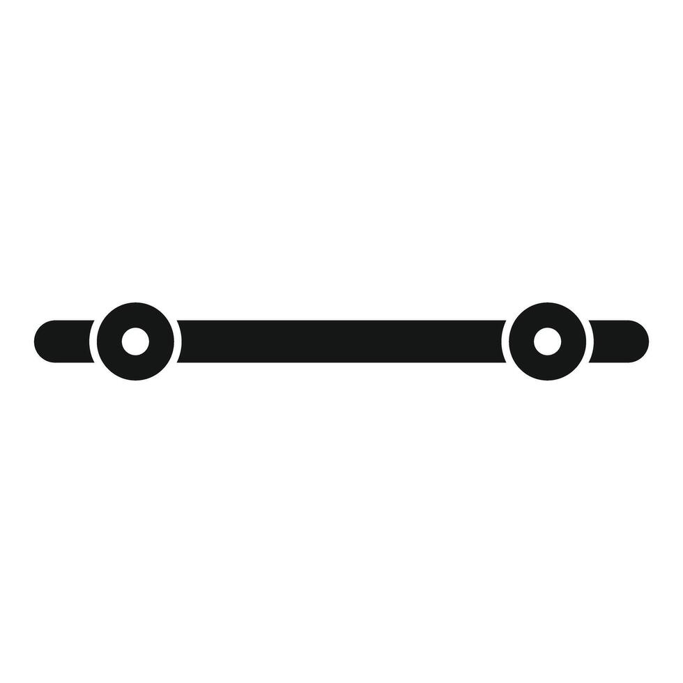 Range slider adjusting setting control level interface icon vector