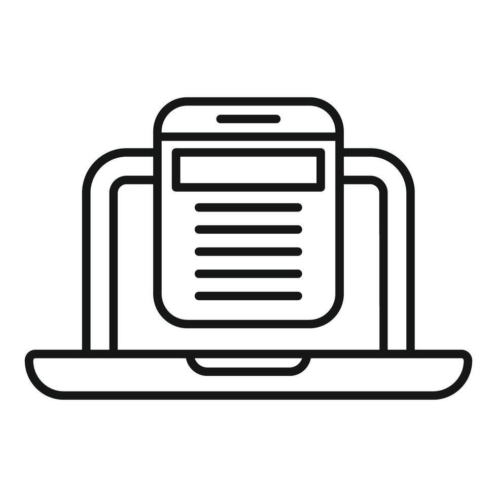 Responsive web design showing laptop and smartphone vector