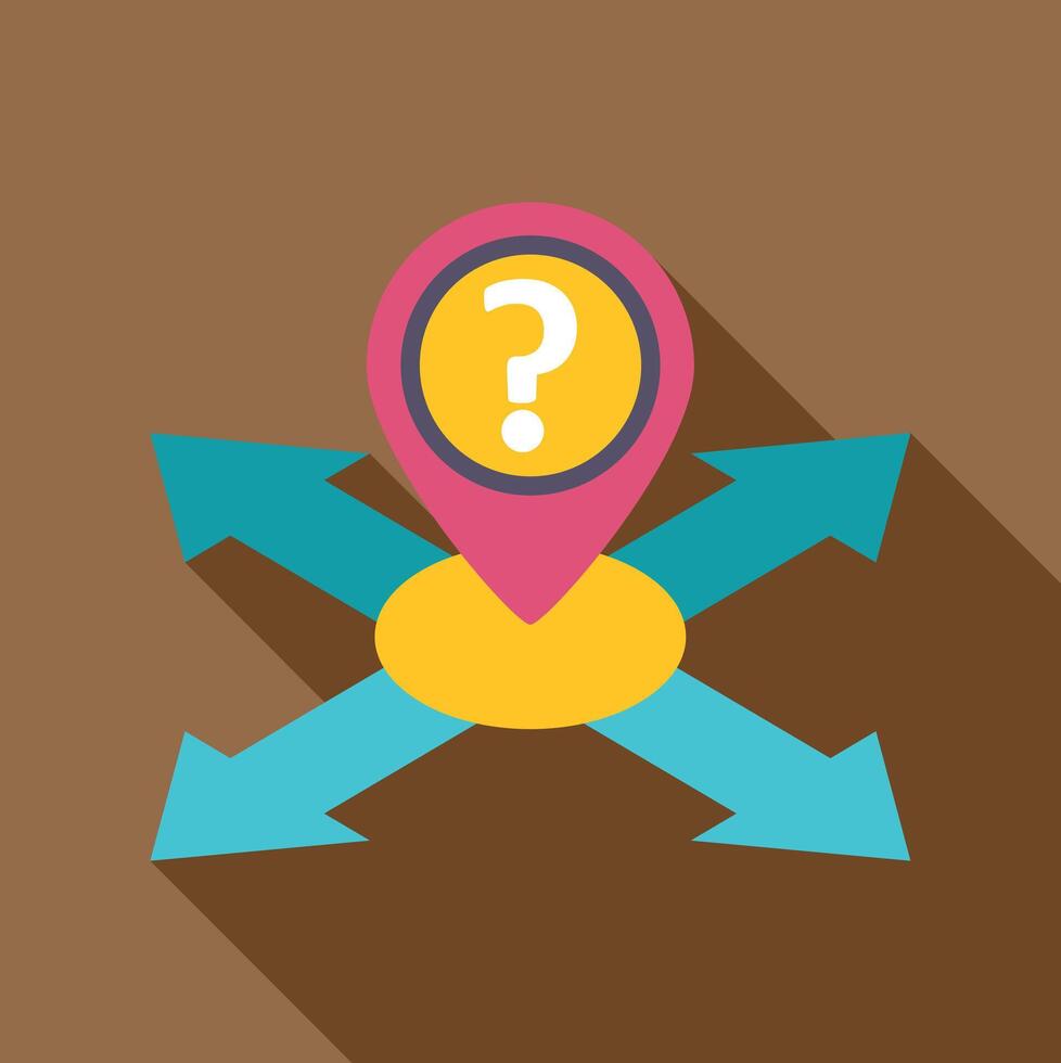 pregunta marca ubicación alfiler demostración múltiple direcciones vector