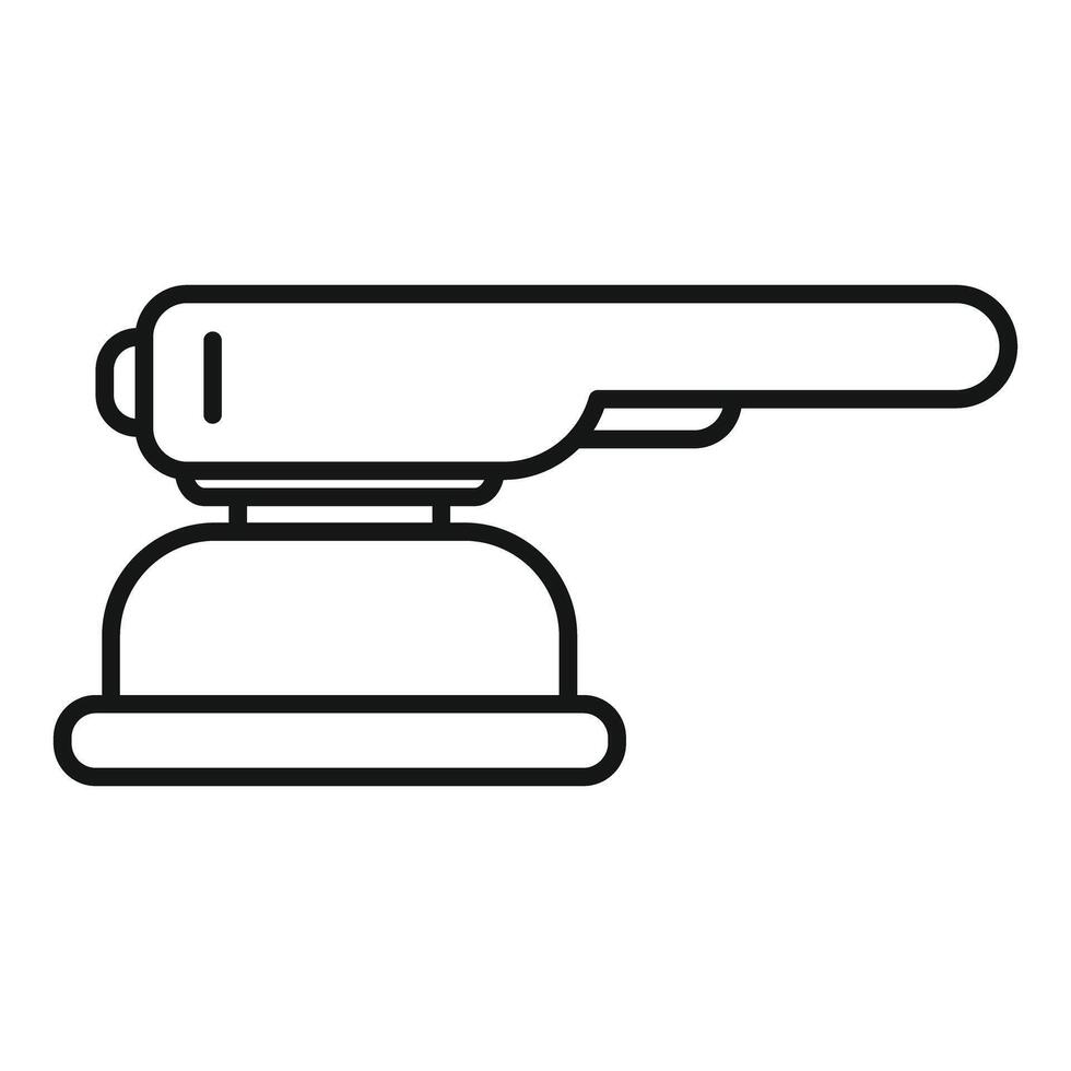 Orbital sander working tool for carpentry projects vector