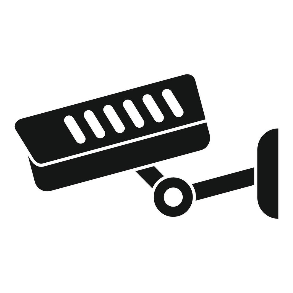 Security camera monitoring system for surveillance and protection vector