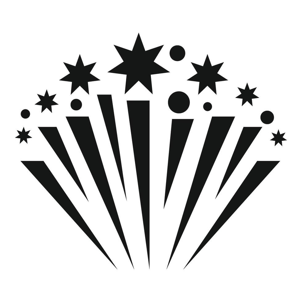 Fireworks exploding celebrating an event concept abstract vector